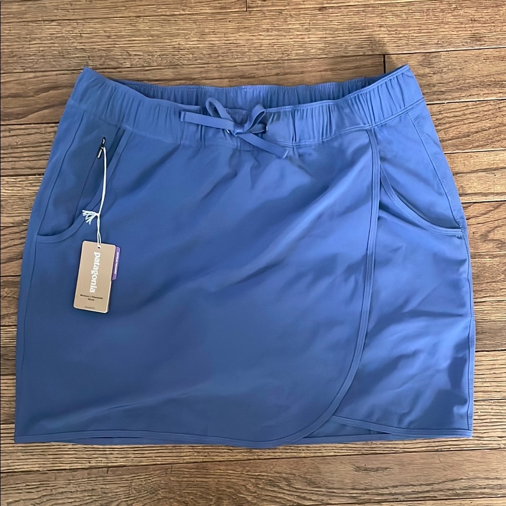 NWT Patagonia Blue Fleetwith Skort